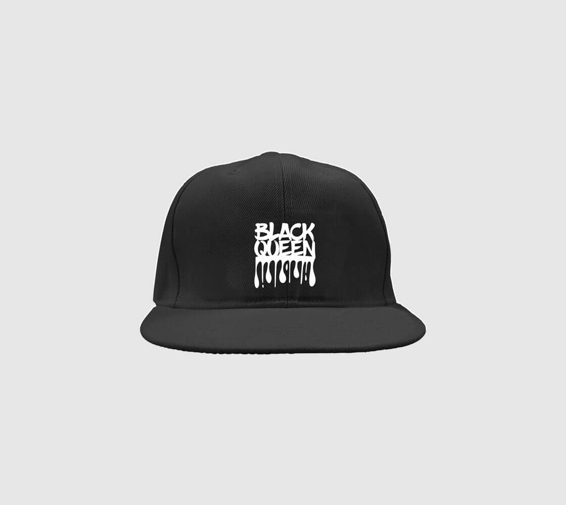 Black Queen Snapback Cap Zoomed