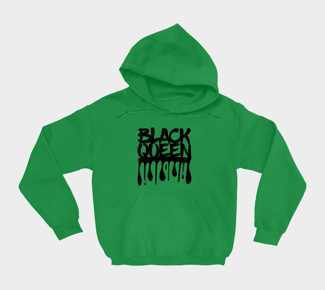 Black Queen - Kelly Green hoodie