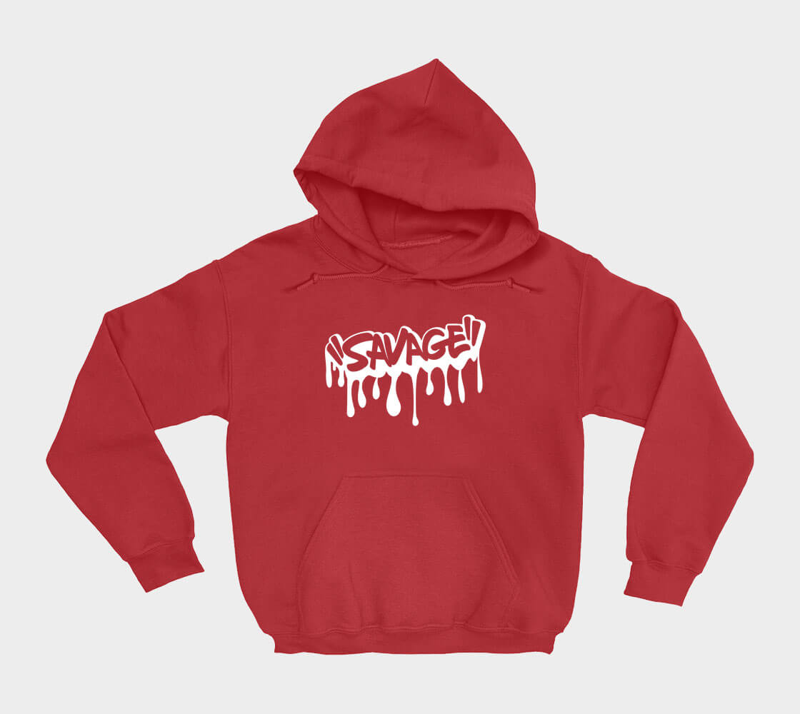 Savage - Red hoodie