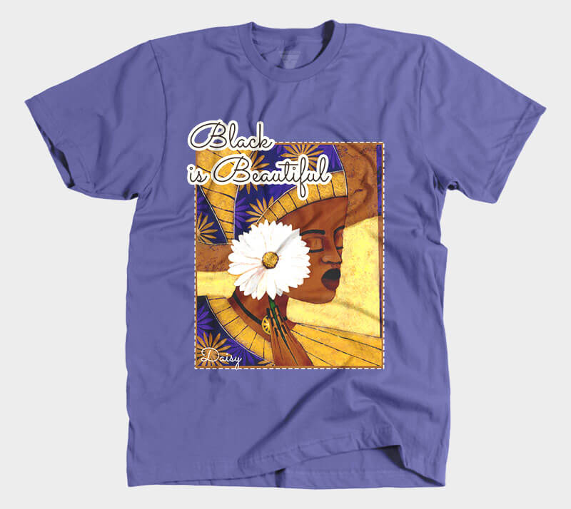 Black is Beautiful - Purple tee